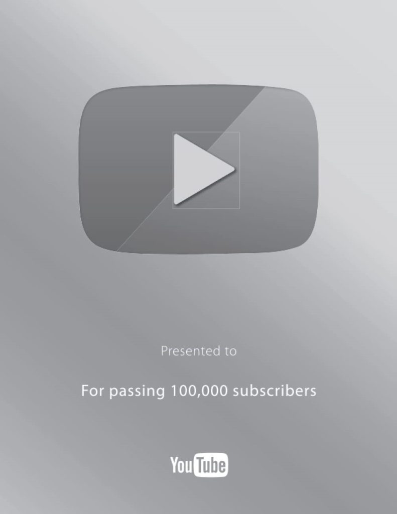 youtube 100000 دنبال کننده